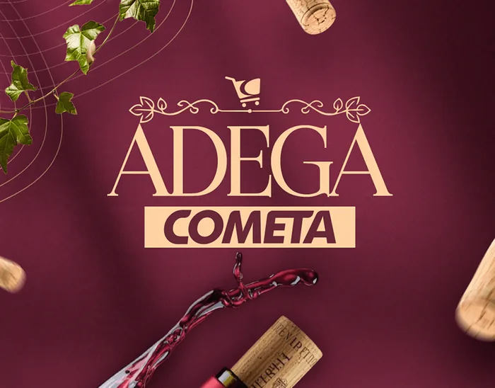 Identidade visual da Adega Cometa, projeto de branding